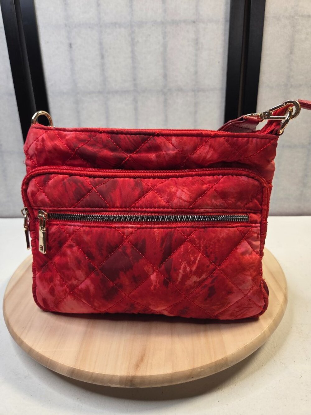 INC International Concept Margeaux Red Pink Multicolor Purse Women Small